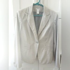 Worthington gray one button suit jacket